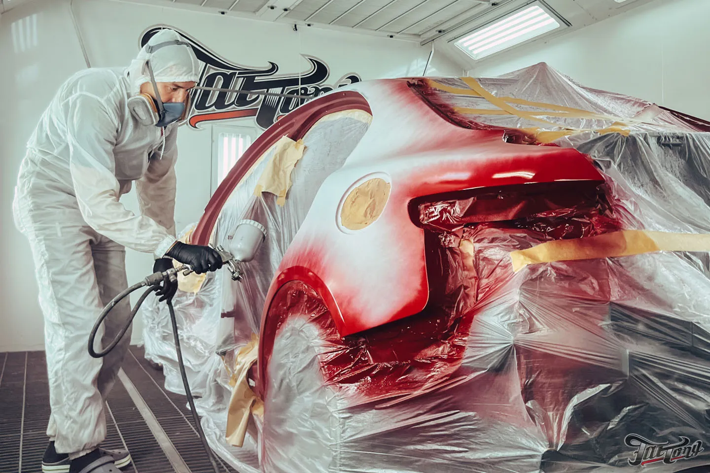 Кузовной ремонт шикарного Alfa Romeo Giulia, часть 1: показываем этапы работ